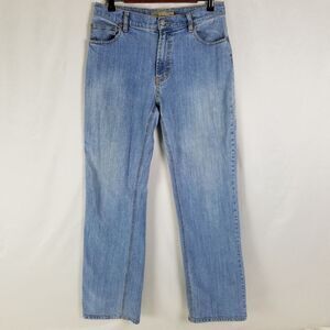 Vintage Old Navy Jeans Womens 12 Long‎ Blue Y2K High Rise Relaxed Straight Denim